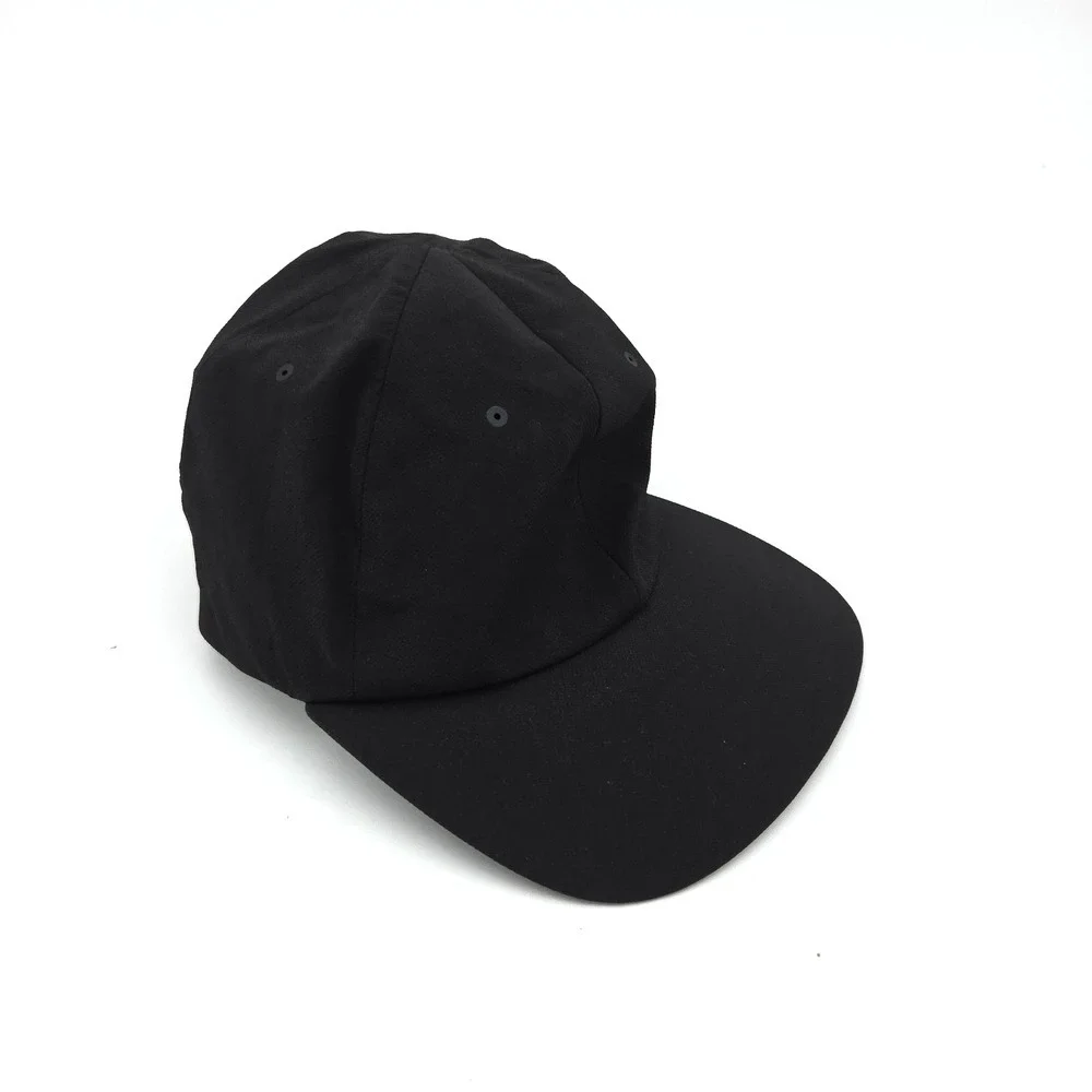 Lululemon Black Running Hat Reflective Lightweight OS Unstructured Vented